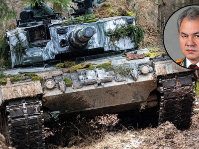 Rosjanie pokazali film ze zniszczenia dwóch leopardów. Owszem, zniszczyli, ale raczej coś innego