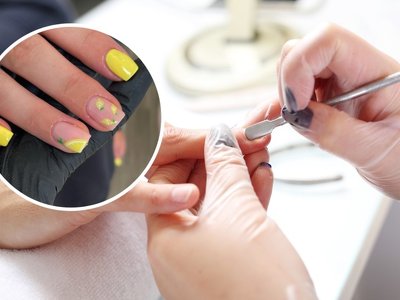 Sherbet lemon nails. Modny kolor w manicure i nie tylko na koniec lata