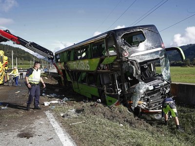 Wypadek autokaru Flixbus w Austrii. Jedna ofiara, wielu rannych