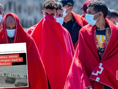 Hiszpańskie wojsko odsyła łodzie z migrantami do Maroka? Film pokazuje co innego