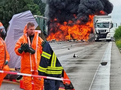 Niemcy zidentyfikowali ciała Polaków. Podwójna tragedia na autostradzie A2