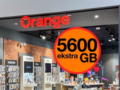 Orange rozdaje gigabajty. Przez rok można zgarnąć aż 5600 GB ekstra