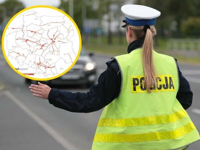 Na tych polskich drogach mandat jest pewny. Mapa kontroli