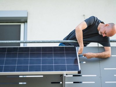 Fotowoltaika na balkonie. Niemiec podsumowuje 35 miesięcy
