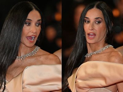61-letnia Demi Moore jak wino. Zrobiła furorę w fikuśnej kreacji w Cannes