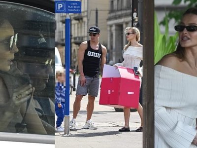 Agnieszka Włodarczyk i Robert Karaś zabrali syna na spotkanie z Karoliną Pisarek i Rogerem Sallą w centrum Warszawy (ZDJĘCIA)