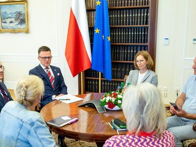 Spotkanie Marszałka Sejmu z przedstawicielami Stowarzyszenia Ławników Polskich