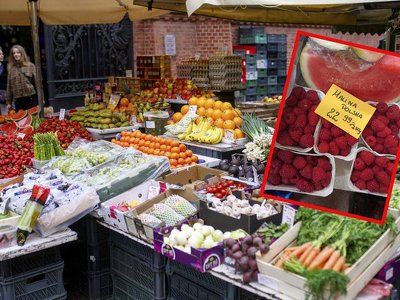 Poszedł po maliny na bazarek. Cena zwaliła go z nóg