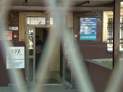 Pod uwagę jest brane zamknięcie szpitalnych oddziałów. Fot. TVP3 Katowice