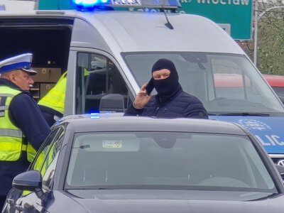 Kolizja z udziałem kilku pojazdów /  fot. Tomasz Zieliński, TVP3 Warszawa