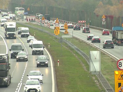 Na A4 Katowice-Kraków remontowane są obecnie trzy odcinki i jeden wiadukt. Fot. TVP3 Katowice