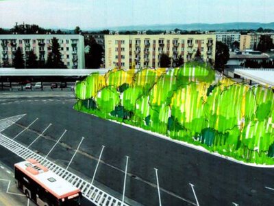 Na dworcu autobusowym w Krośnie powstanie zielona wyspa z drzewami, krzewami i kwiatami. Zabiegali o to mieszkańcy