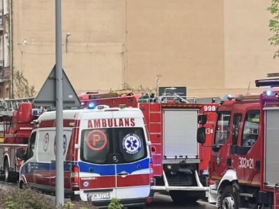 Szpital Ginekologiczno-Położniczy w Poznaniu - ul. Polna - nieznana substancja w szpitalu (fot. Poznan_moment)