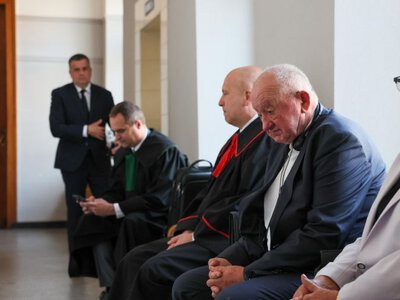 Sąd w Płocku ogłosił wyrok w procesie porwania i morderstwa Krzysztofa Olewnika./ fot. Leszek Szymański, PAP