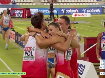 Nowy rekord Polski! Fenomenalny wynik polskiej sztafety mieszanej 4x400 [WIDEO]