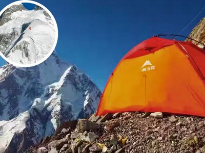 Uwięziony na Broad Peak. Trwa dramatyczna walka o życie (źródło: Łukasz Supergan)