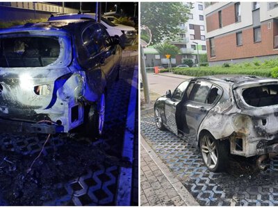 Przyjmowane są zawiadomienia od właścicieli o uszkodzeniu samochodów (Fot. Olga Tarszka/KM PSP Bydgoszcz)