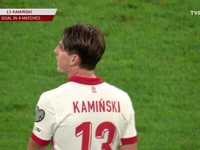 Polska – Finlandia (3:0) Kamiński dobił strzał Lewandowskiego [GOL]