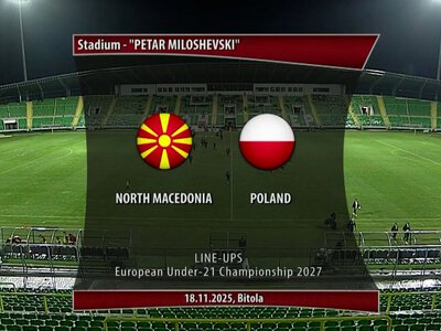 Macedonia Północna – Polska. Eliminacje ME do lat 21,  Bitola [SKRÓT]