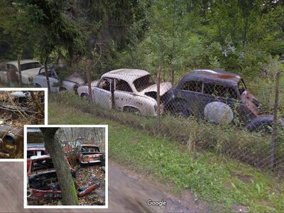 Nieprawdopodobne cmentarzysko aut niedaleko Łodzi. Zaskakujące miejsce w lesie. Kiedyś to była niesamowita kolekcja! Dzisiaj zapomniana