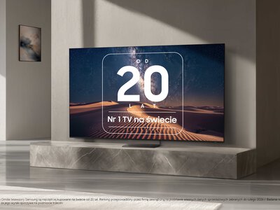 Samsung od 20 lat numerem 1 na światowym rynku telewizorów