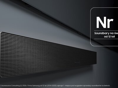Samsung po raz 12. z rzędu liderem globalnego rynku soundbarów