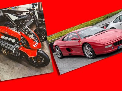 Hazan Motorworks to prawdziwi mistrzowie. Zbudowali motocykl z silnikiem Ferrari F355