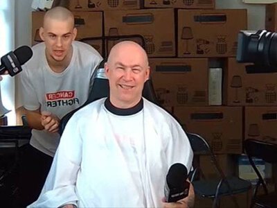 Michał Pol spełnił obietnicę. „Łatwogang” ogolił go na łyso - WIDEO