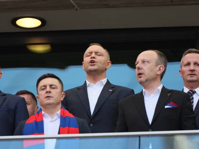 Nawrocki, Urban, Oślizło, Lubański, Boniek... Znane osoby na finale Pucharu Polski. Kulesza wielkim nieobecnym