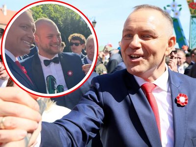 Zna się z Nawrockim, pojawił się w Pałacu Prezydenckim. Oto powód