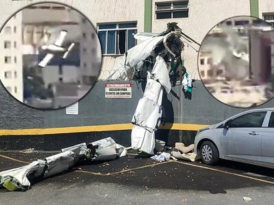 Katastrofa w Brazylii. Przerażające sceny, samolot wbił się w budynek