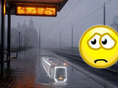 Kraków znowu mnie załatwił. Tutaj autobusy po prostu znikają