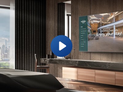[Wideo] Samsung Hotel TV: Spersonalizowane wrażenia w pokoju – dostosowane do indywidualnych potrzeb gości