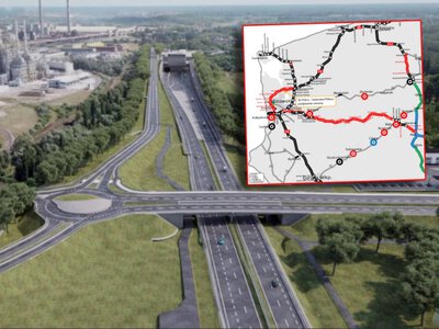 Najdroższa inwestycja GDDKiA rusza. Kierowcy pojadą tunelem 45 metrów pod ziemią
