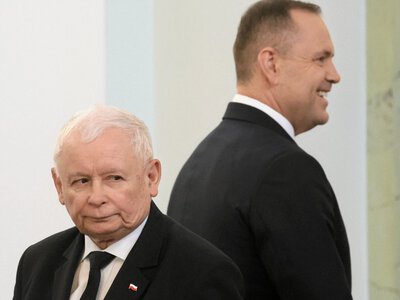 Karol Nawrocki sprzeciwił się Kaczyńskiemu. W PiS niedowierzanie [KULISY]