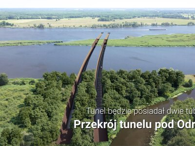 5 km pod Odrą za 5,3 mld zł. GDDKiA buduje tunel, jakiego Polska jeszcze nie miała