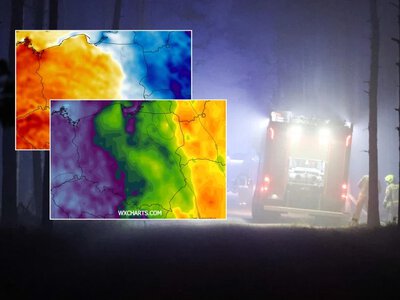 W Polsce wytworzą się dwie rożne strefy ciepła. Różnica sięgnie 10 stopni