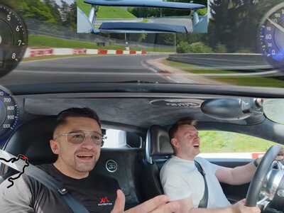 Polak pędził po Nordschleife 1000-konnym Bugatti Veyron. Wcześniej miał tu okropny wypadek