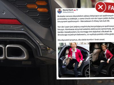 Unijni urzędnicy jeżdżą dieslami, a obywatelom każą elektrykami? Sprawdzamy