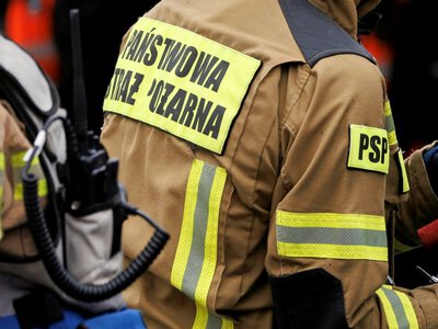 Pożar w Dąbrówce Wielkopolskiej. Zaczęło się od hali, potem ogień wymknął się spod kontroli