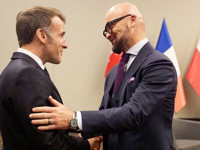 „Dziękuję” dla polskiej firmy. Macron docenił inwestycje InPostu