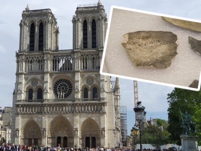 Niezwykłe odkrycie przy katedrze Notre Dame. Próbują rozszyfrować znaki