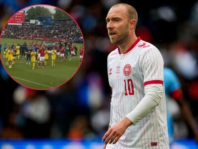 Dramat Eriksena. Mecz zakończony po 75 minutach. Sceny chwytające za serce