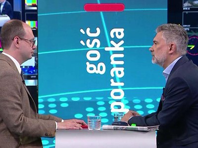 „Gość poranka”. Gajewski: Odebranie Zełenskiemu orderu nie byłoby mądre
