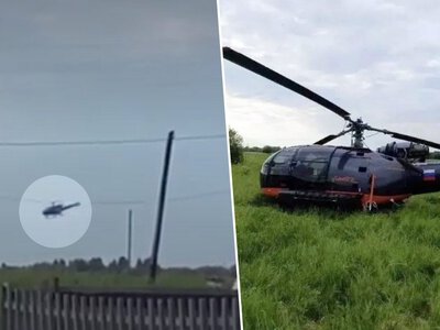 Katastrofa helikoptera w Rosji. Kamery uchwyciły moment uderzenia
