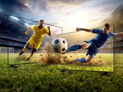 Mecz jak na stadionie. Samsung Mini LED 2026 zmienia sposób oglądania sportu