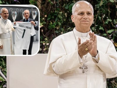 Tak Real powitał papieża Leona XIV w Madrycie. Prezes klubu dotrzymał słowa