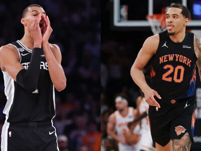 32 punkty w Madison Square Garden na oczach Trumpa. Sochan zaskoczony