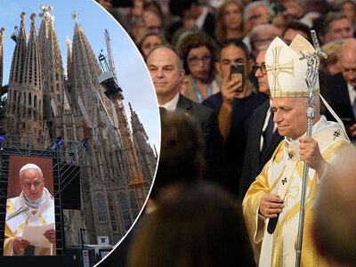 Papież modlił się w Barcelonie. „Ta świątynia ma prowadzić Lud Boży”