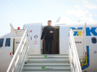 Samolot prezydenta Ukrainy wrócił z Mołdawii na polskie lotnisko
